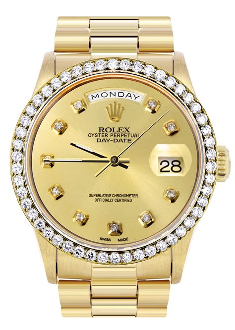 deploiante oro rolex|rolex day date watch.